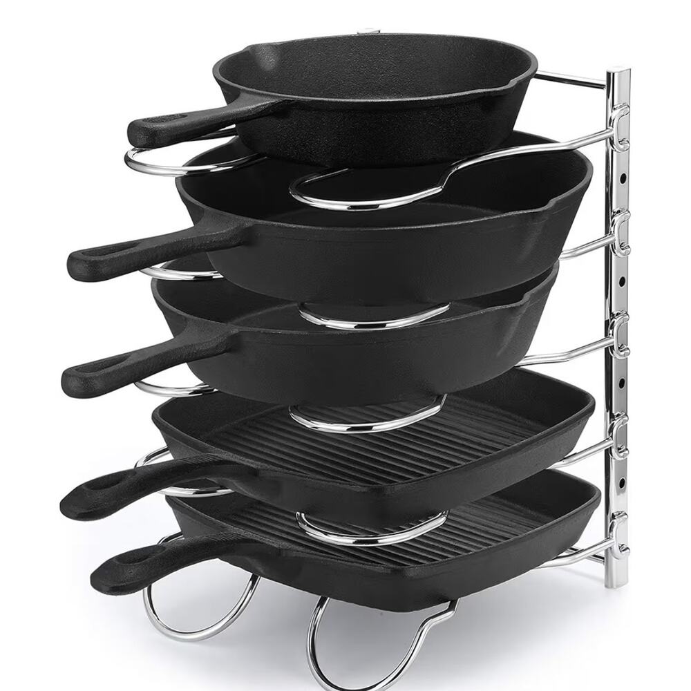 CAXXA Heavy Duty Pan & Pot Rack with Adjustable Dividers Box Opened Never Used